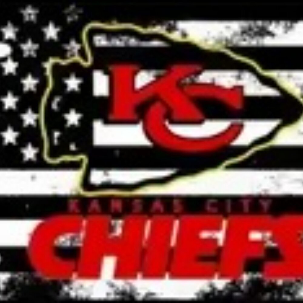 KANSAS CITY CHIEFS Aluminum LICENSE Plates